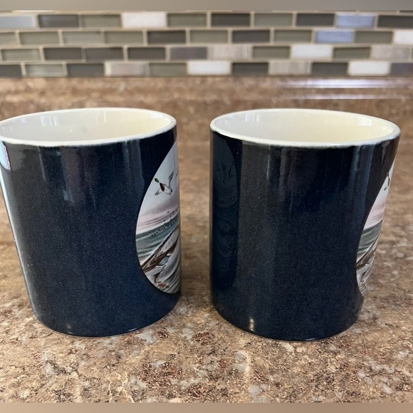 Otagiri Japan Mallard Ducks Geese Hunting Cabin Lodge 10 Oz Mugs 1980’s Decor - Picture 5 of 11